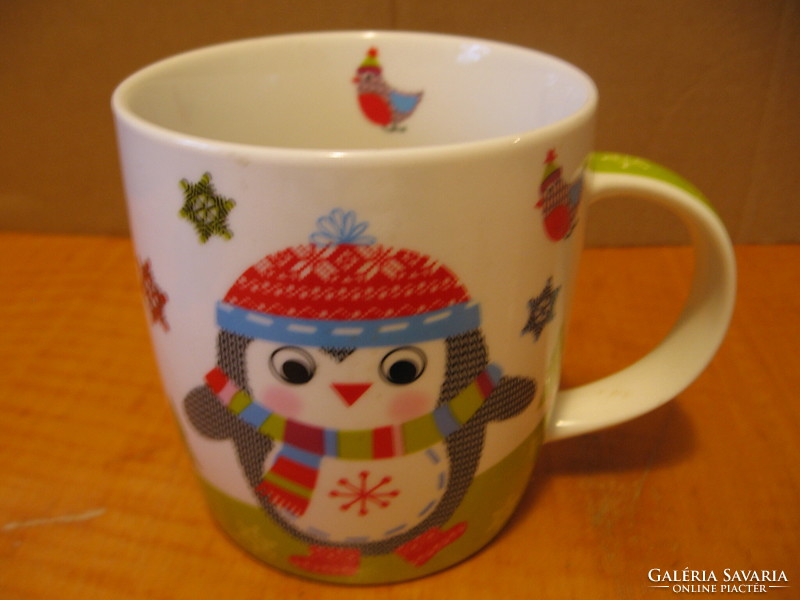 Christmas penguin nana mug