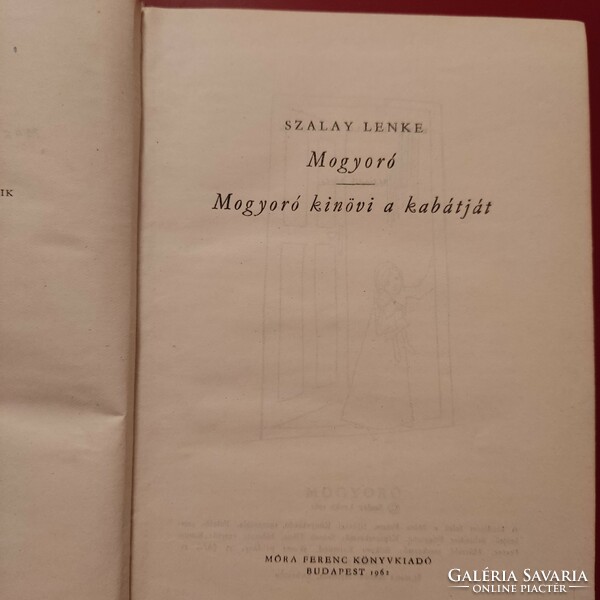 Szalay Lenke: Mogyoró, Mogyoró kinövi a kabátját, 1962.