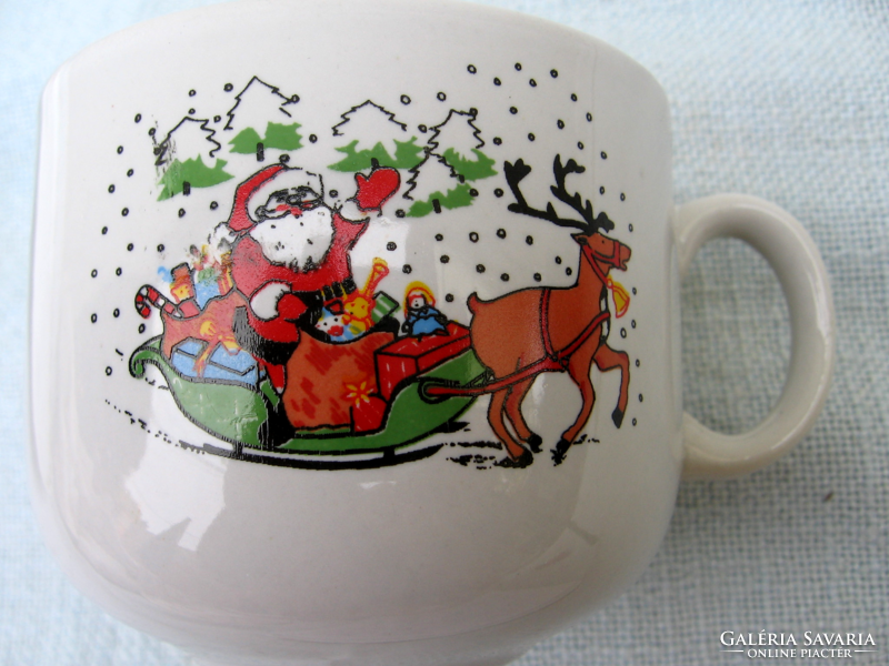 Santa's sleigh children's cup trio vier jahreszeiten design