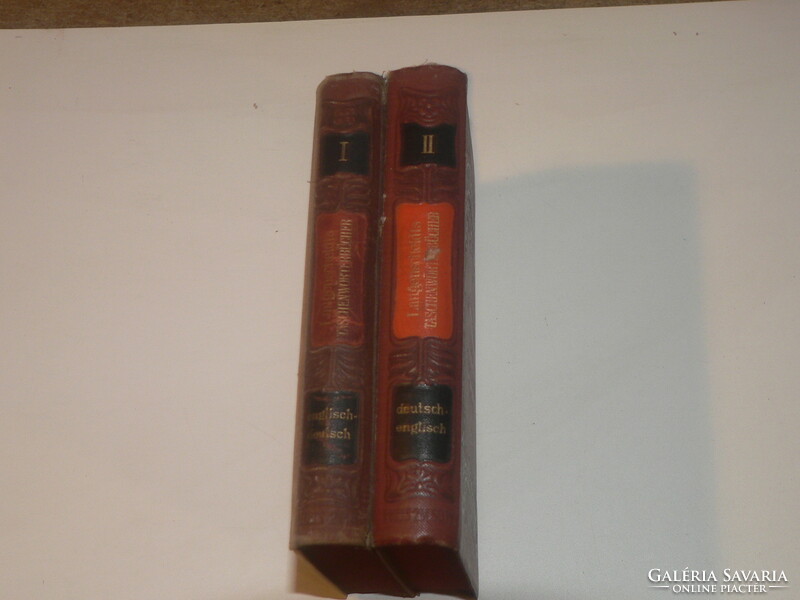 English-German, German-English pocket dictionary (1912 edition Berlin)