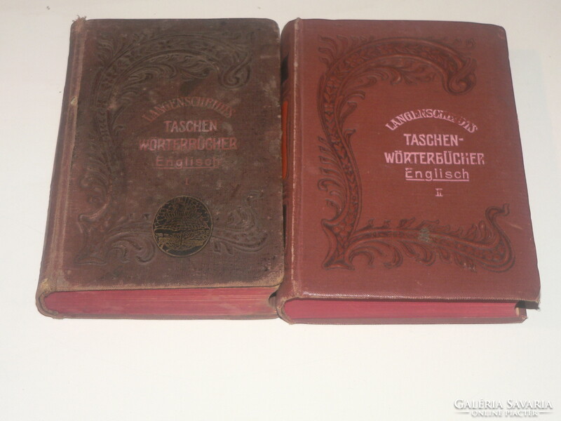 English-German, German-English pocket dictionary (1912 edition Berlin)