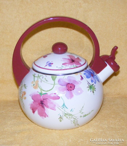 Villeroy & boch mariefleur metal teapot with spout
