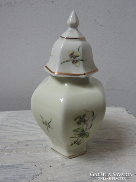 Covered urn vase from Hollóháza