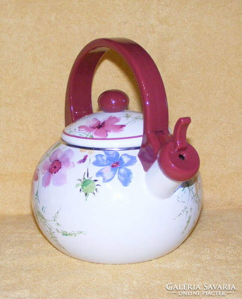 Villeroy & boch mariefleur metal teapot with spout