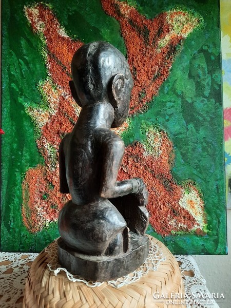 African wooden sculpture, second half of the 20th century, as far as I know, East Africa - a rare piece