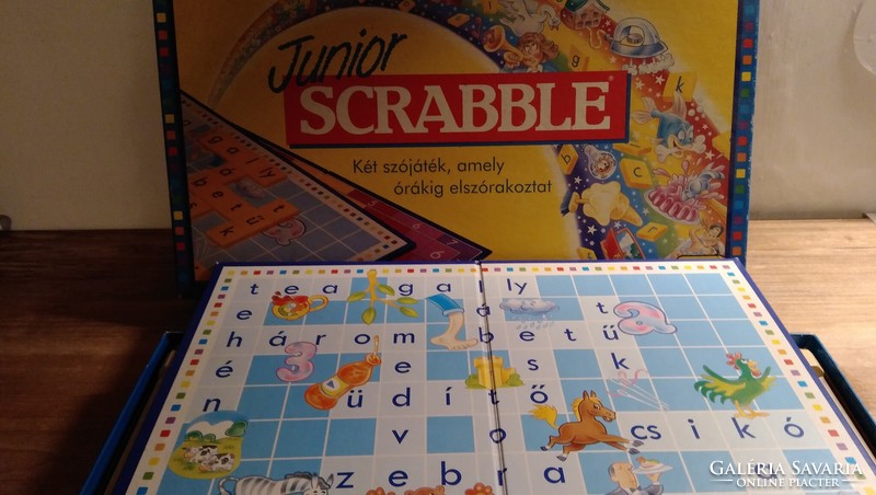 Retro ,vintage  - Junior Scrabble - Spear's Games 1994  szójáték, társasjáték