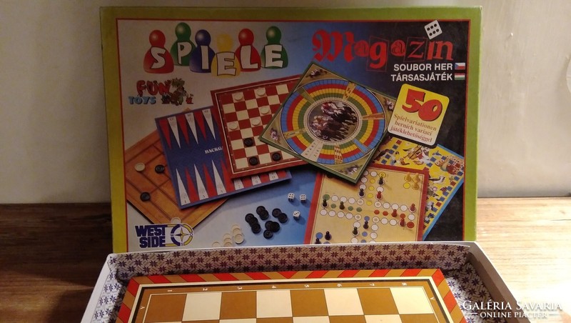 Retro board game - spiele magazine - with 50 game options