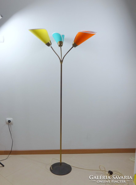 Lidokov vintage metal floor lamp - mid century