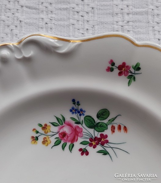 Alt wien antique Viennese porcelain plate from 1844 Biedermeier period in perfect condition