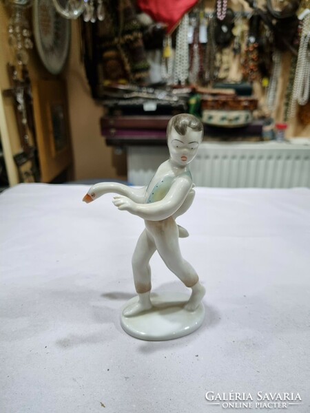 Régi Hollóházi porcelán figura
