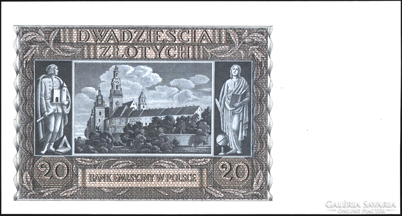 Lengyelország 20 Zloty 1940 UNC