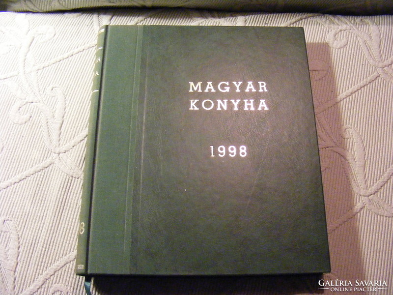 Magyar Konyha - Gasztronómiai magazin 1998-as  teljes évfolyam egybekötve