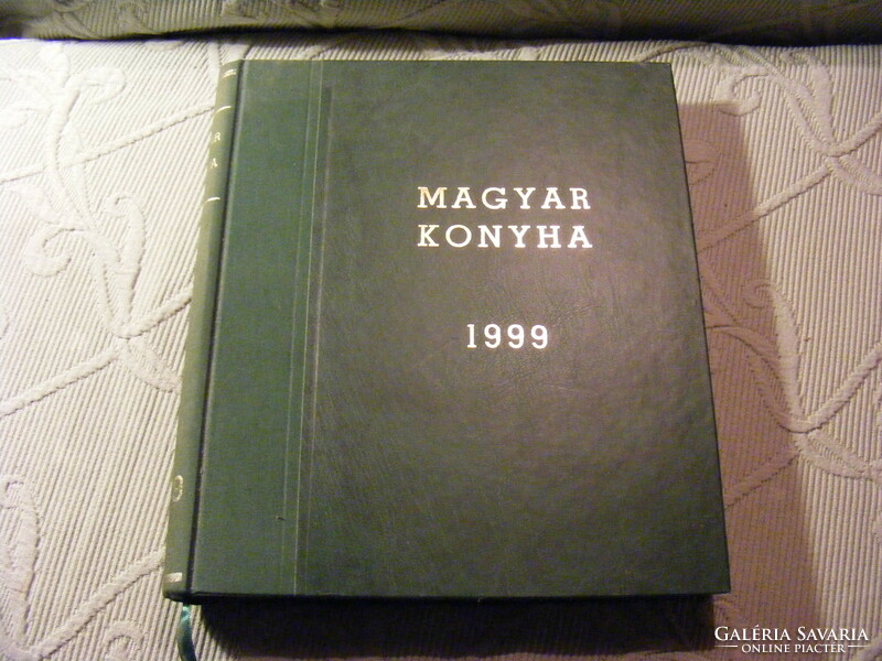 Hungarian kitchen - gastronomic magazine 1999 full year bound together