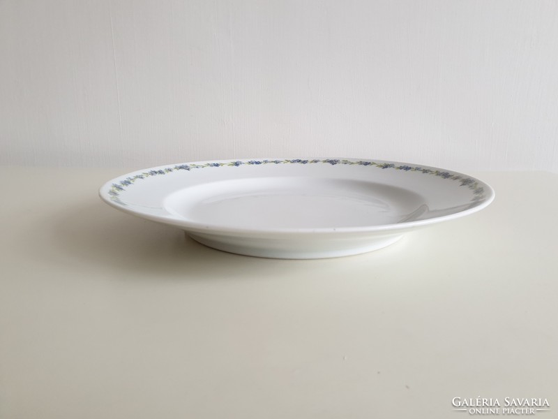 Old vintage forget-me-nots labeled porcelain serving plate 29.5 cm