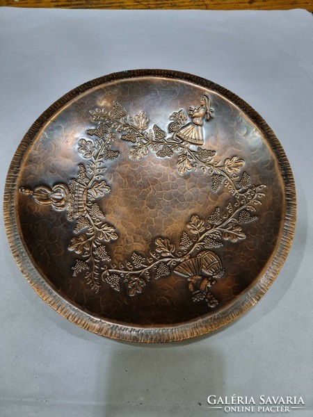 Old copper plate