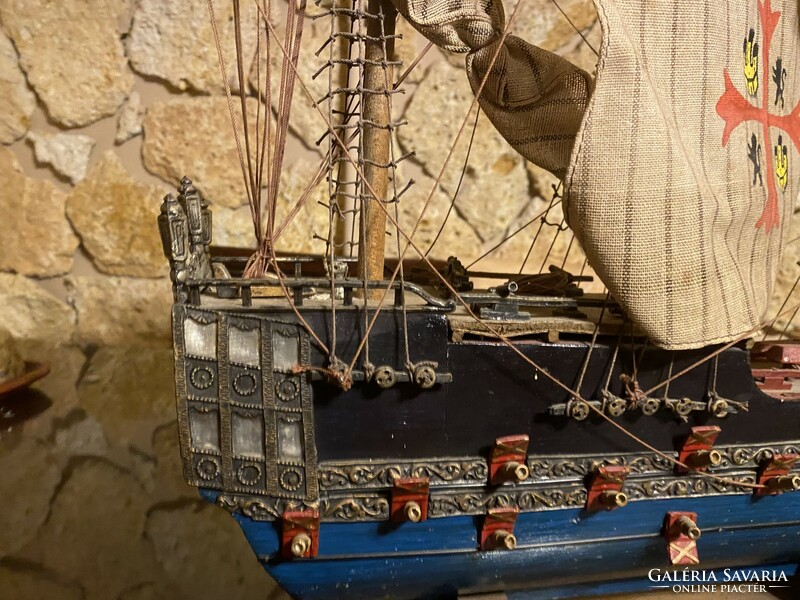 Hajó modell hadihajó La capitana 1626
