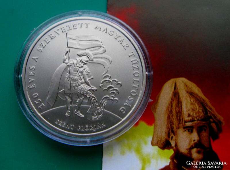 2020- 150 years of the organized Hungarian fire brigade - HUF 2,000 commemorative coin in capsule + description