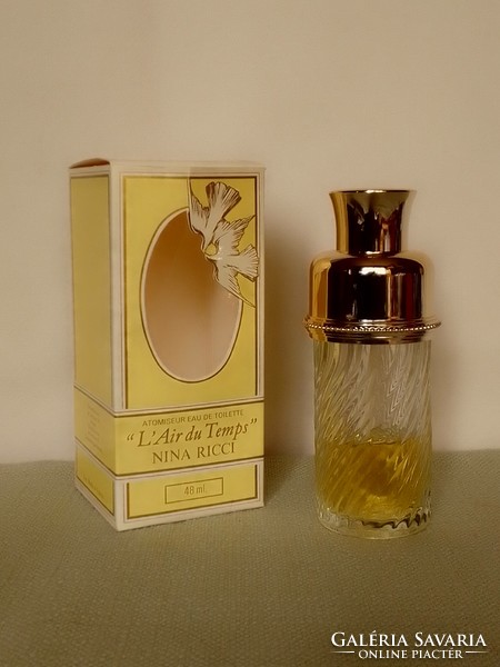 Eredeti vintage Nina Ricci L'Air du Temps Atomiseur EDT 40 ml parfüm dobozzal gyűjtői ritkaság