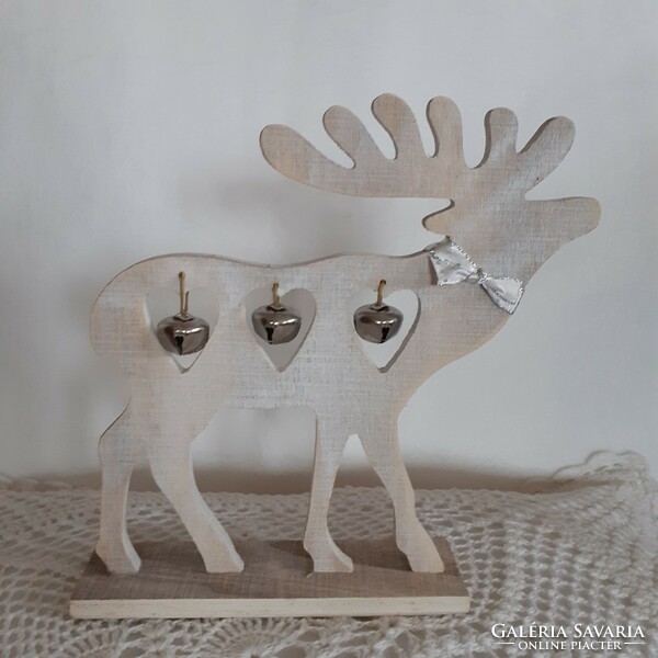 Christmas reindeer with bells