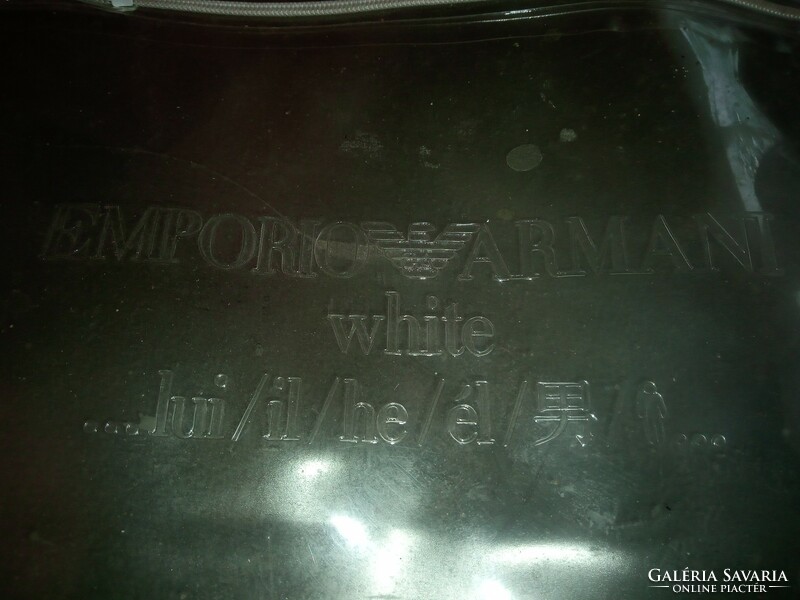 Emporio armani white for men bag, case, holder