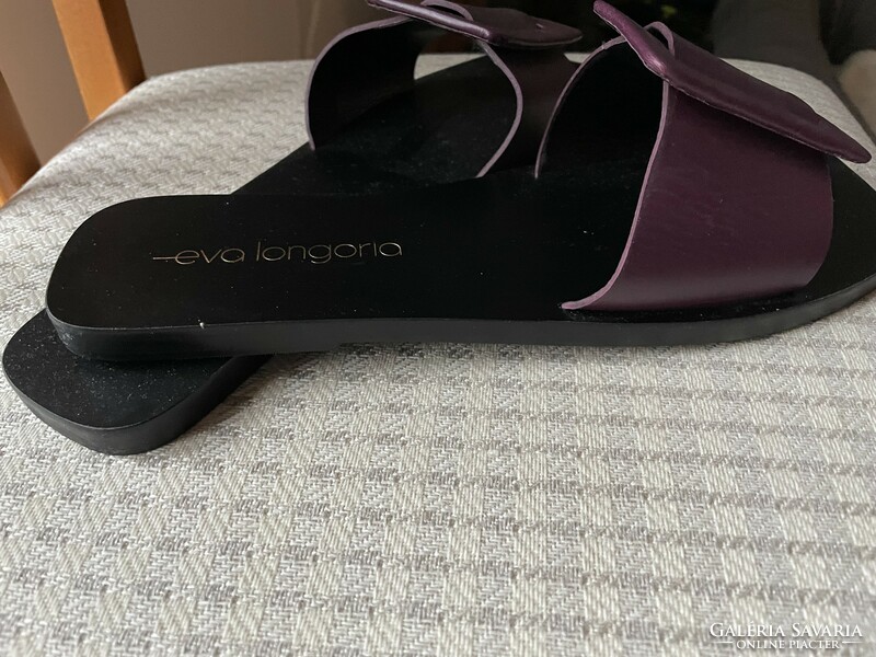 Eva longoria new leather slippers / 40