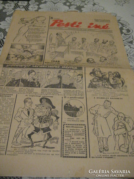 PESTI IZÉ   1948 márcuus . 15   ünnepi kiadás  6 oldal  , kitűnő állapot  EREDETI szám !!