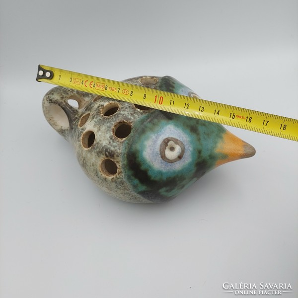 Ceramic urchin-shaped pencil holder of the applied arts company