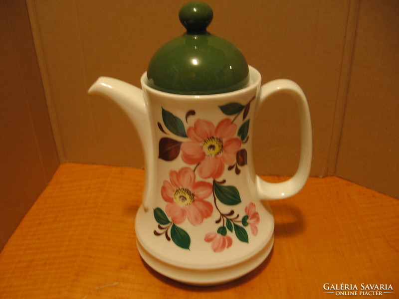 Retro large wild rose teapot, jug winterling kirchenlamitz bavaria
