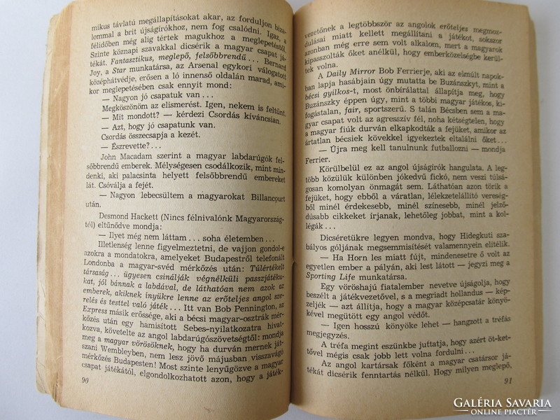 The book of Aranycsapat 6:3 by László is dedicated to Gyula Grosics and György Szepes. Rarity!