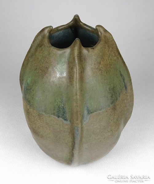 1K945 mid-century marked ceramic vase 19.5 Cm