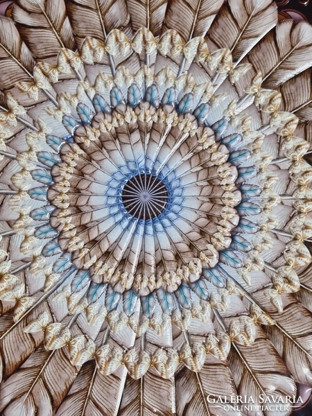 Mandala convex printed picture 33x33 cm. (1171)