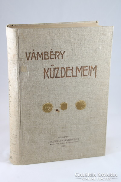 Vámbéry Ármin - Küzdelmeim Cholnoky Jenő aláírt ex librisével 1905 !!!