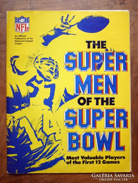 The super men of the super bowl 1978 nfl american football magazine