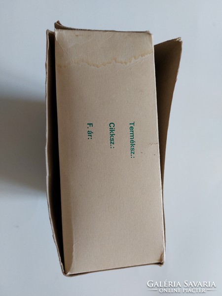 Régi Hermes karácsonyi doboz retro PIÉRT Vállalat ÁFÉSZ papírdoboz