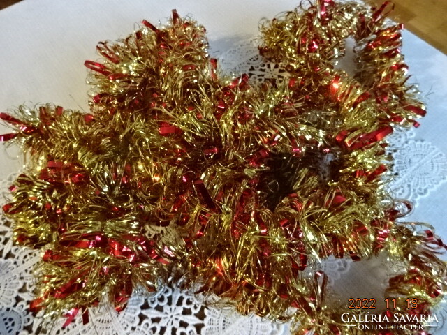 Karácsonyi boa arany színű és arany-piros színű együtt. Vanneki!