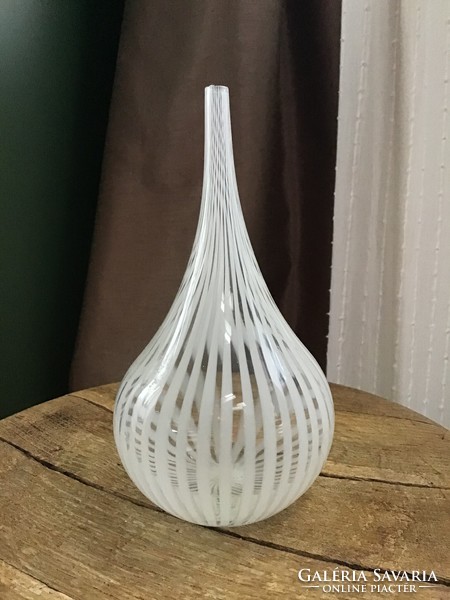 Old Murano blown glass vase