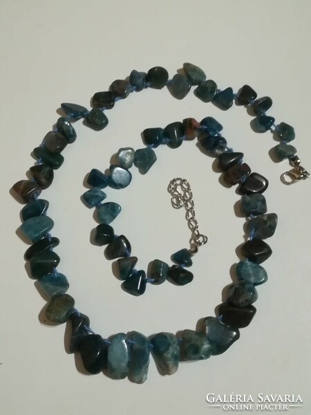 Apatite mineral necklace .56 Cm
