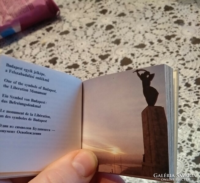 Budapest minikönyv, 4 nyelvű,  Alkudható