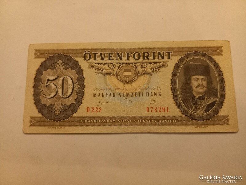 1989-es 50 Forint