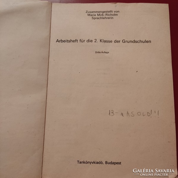 Ich lerne deutsch lesen und schreiben, elementary school Grade 2