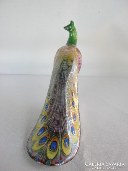 Drasche porcelain peacock