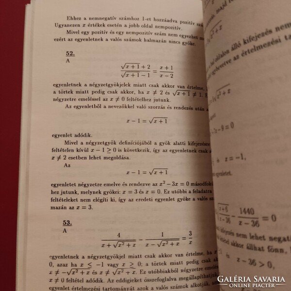 Válogatott érettségi-felvételi feladatok matematikából 1966-1996.