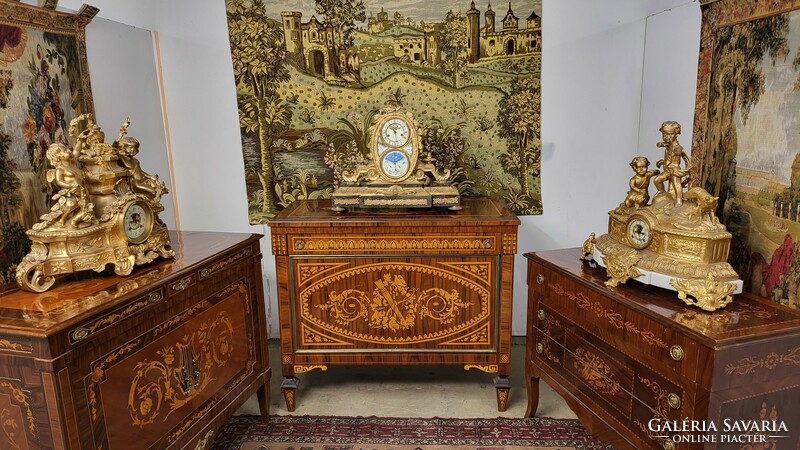 Klasszicista intarziás komód