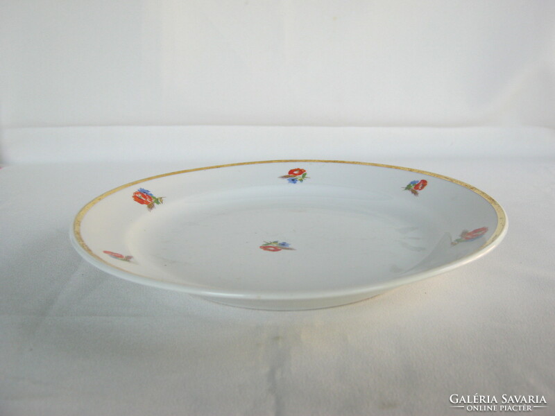 Zsolnay porcelán pipacsos tányér