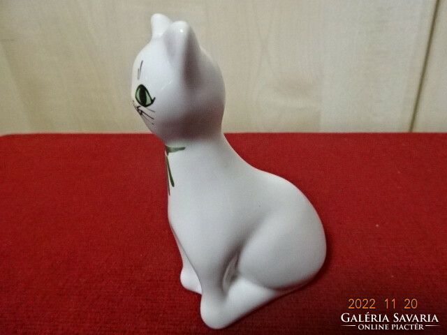 Kalocsa porcelain cat, height 10 cm. New. He has! Jokai.