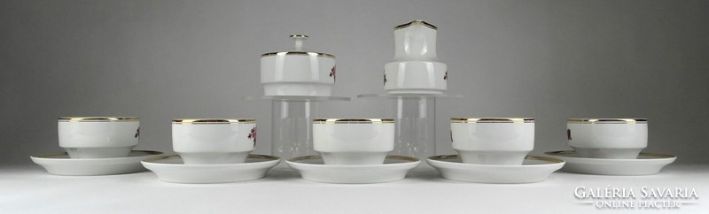 1L607 Régi retro Hollóházi porcelán teáskészlet