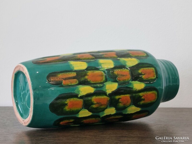 Judit Bártfay applied art ceramic vase - '70s