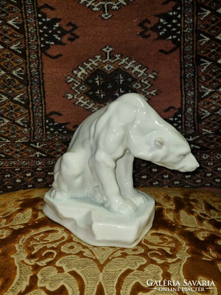Herend porcelain polar bear