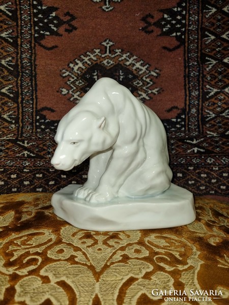 Herend porcelain polar bear