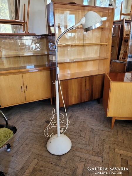 Régi vintage kórházi orvosi lámpa retro állólámpa ipari loft industrial